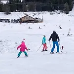 With Amazing Lake- And Mountain View