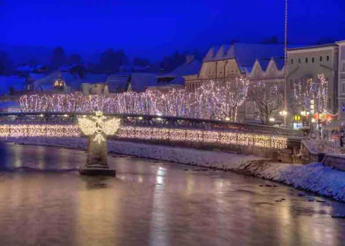 With Amazing Lake- And Mountain View